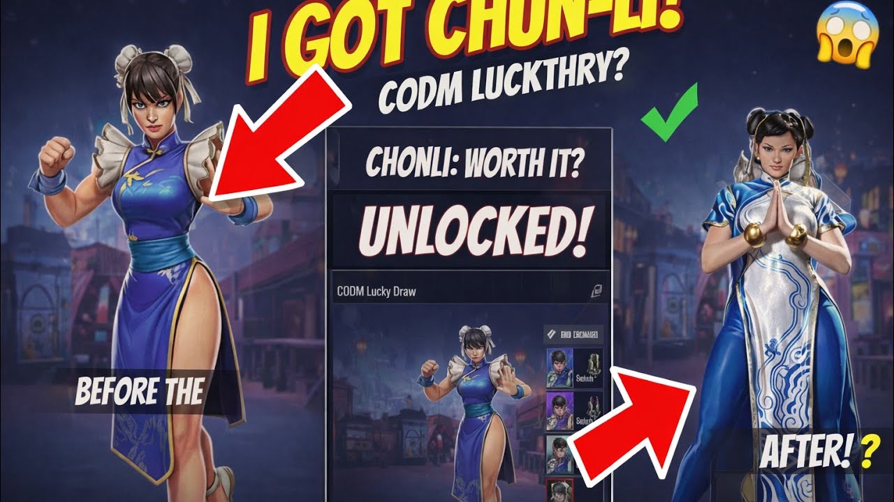 Chun Li Codm Is the CHUN-LI Skin Worth It? 🤔 | Street Fighter Lucky Draw (CODM ...