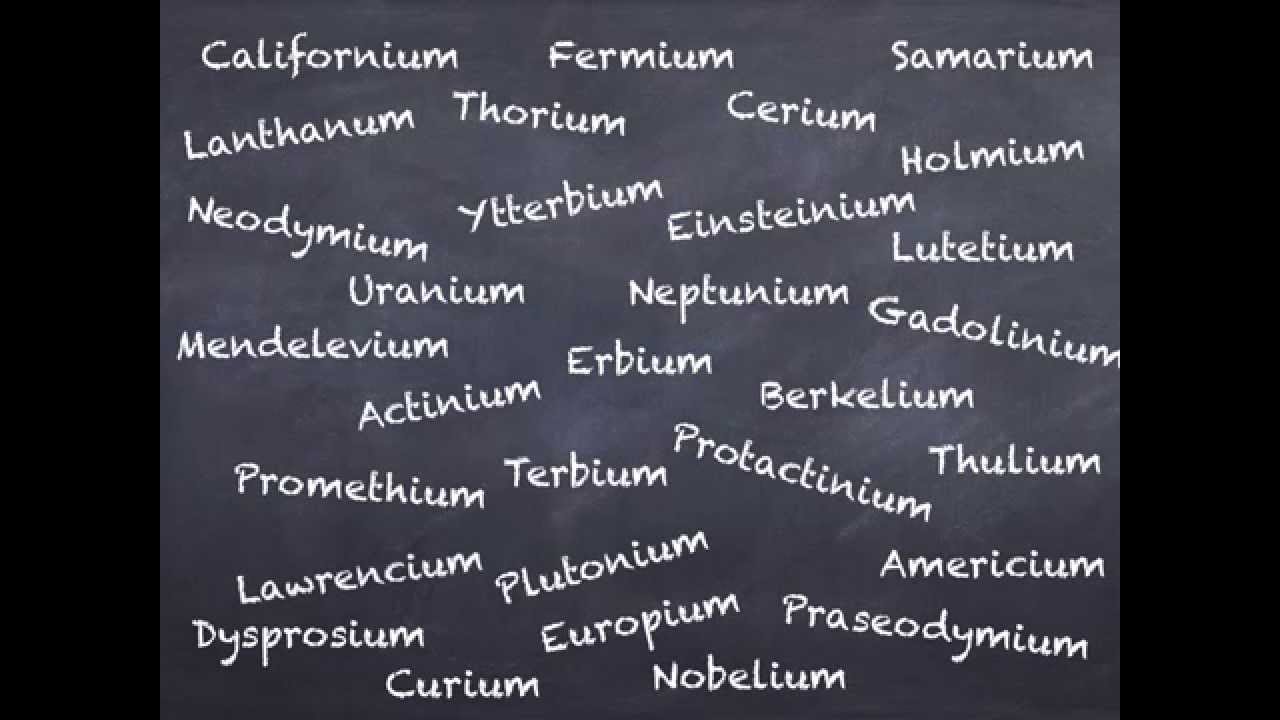Lanthanides and Actinides