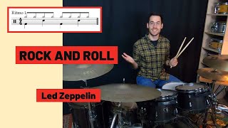 🥁ROCK AND ROLL - Led Zeppelin (DRUM COVER) BATERÍA