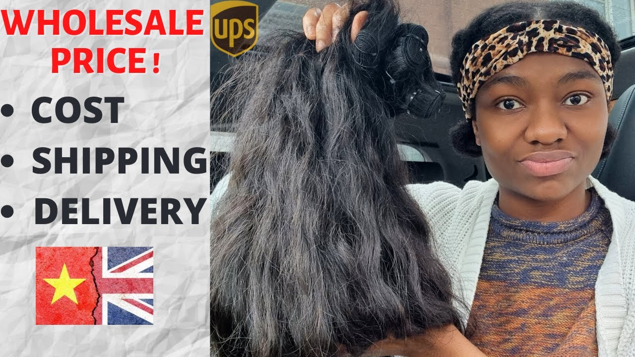 RAW-HAIR From VIETNAM to UK. Total Cost, Shipping|Ivirgo hair Review.Super double drawn hair.