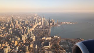 14 Nov 2025 Southwest Airlines Sunrise Flight WN1517 arriving in Chicago