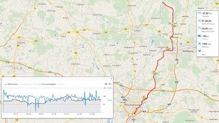 Rennrad-Tour von Braunschweig nach Stüde / Gifhorn (größtenteils am Elbe-Seitenkanal)