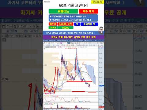 [60초 코멘터리] #<strong>위메이드</strong> 주가 매매전략 240621