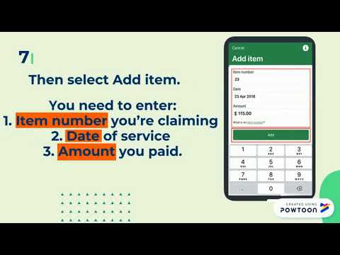 Medicare- Instruction of online Medicare claim by using mobile app