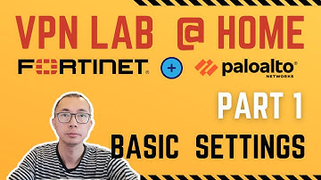Create a Home VPN Lab Between Palo Alto and Fortigate Firewalls (Part 1) - Basic Environment Setting