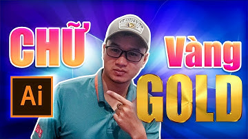 Ứng dụng gradient vào thiết kế chữ trong illustrator