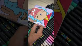 Chopper x One Piece / Acrylic On Canvas / Enmy Acrylic Marker #onepiece