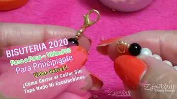 ¿Cómo se llama el cierre de un collar?