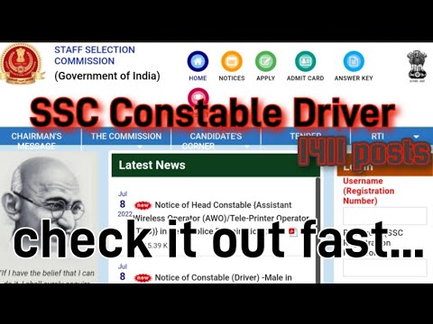 SSC || Male || driver || constable || how to apply  || online form ||  explained in telugu