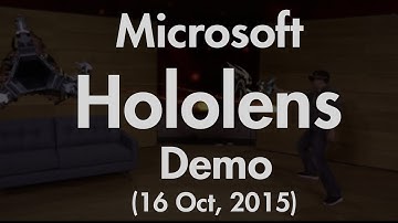 Microsoft Holo Lens Demo- Windows 10 Devices Event (Oct 6, 2015)