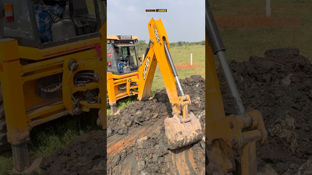 JCB 3DX PLUS BACKHOE LOADER WORKING