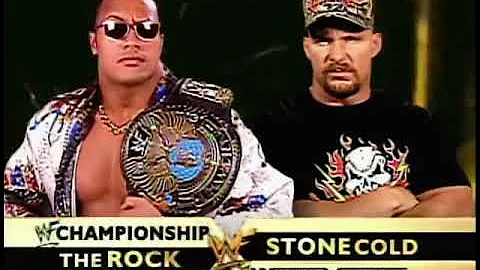 The Rock Vs Stone Cold WWF title match wrestlemania 17 promo