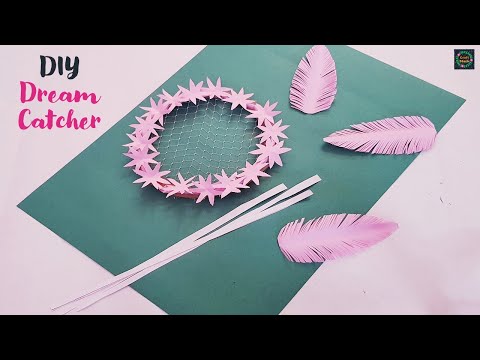 DIY Dream Catcher WITHOUT THREAD | Paper Dream Catcher | Paper Craft | Craft Stack