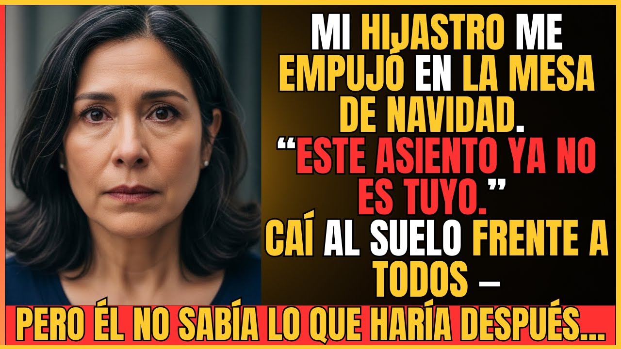 Mi Hijastro Me Empujó De Mi Asiento En La Cena De Navidad — Así Recuperé Mi Nombre