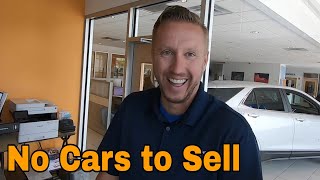 A Day in the Life of a Chevrolet Car Salesman with no cars to sell