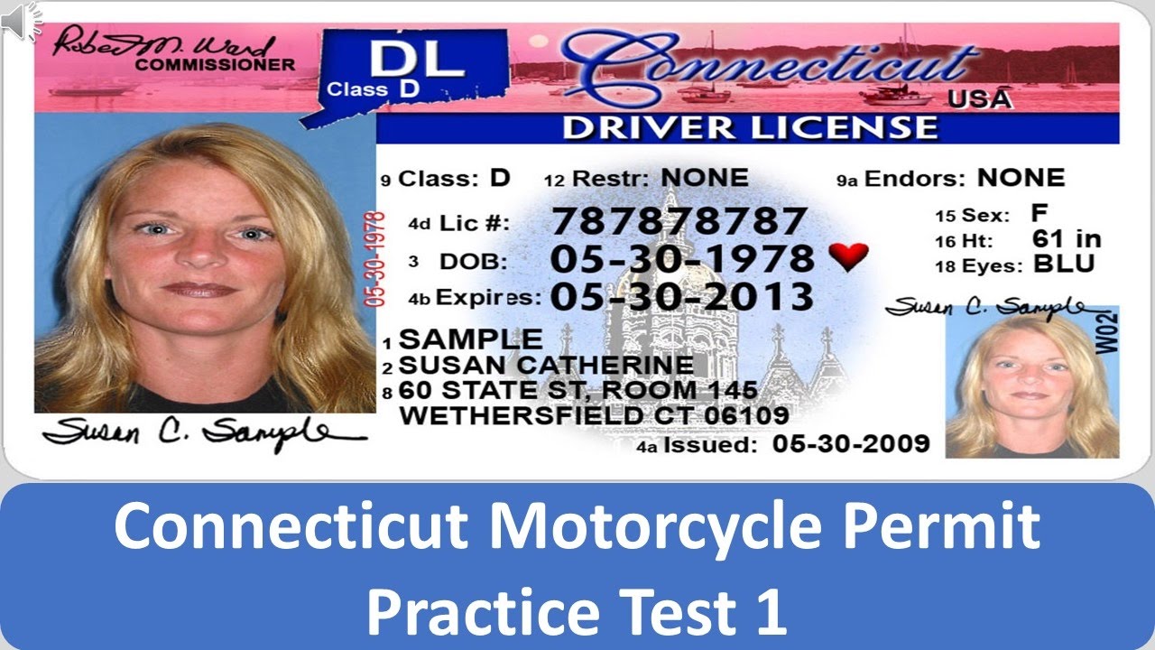 Connecticut Motorcycle Permit Practice Test 1 - YouTube