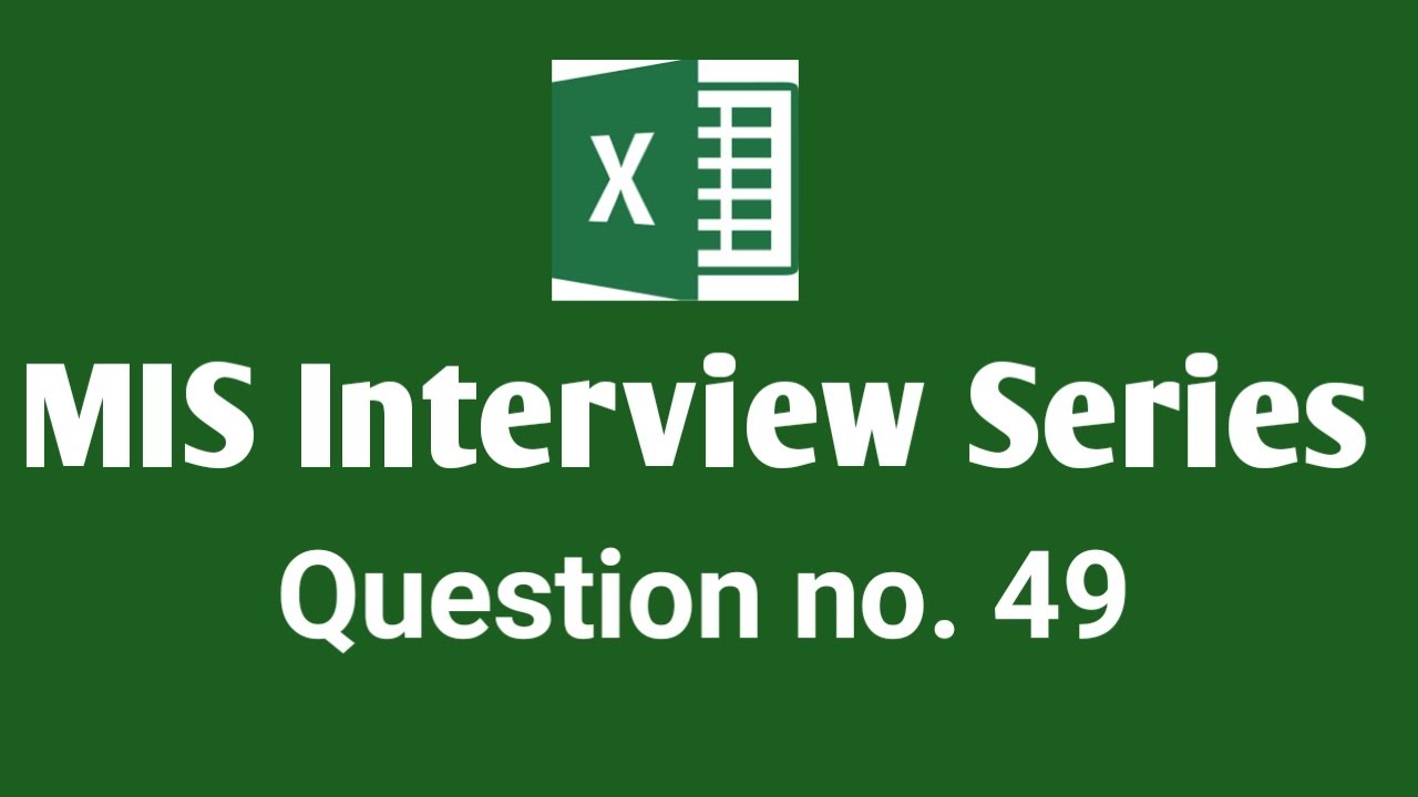 MIS Interview - How to Generate Random Characters (Upper Case) in Excel | Hindi - Series 49