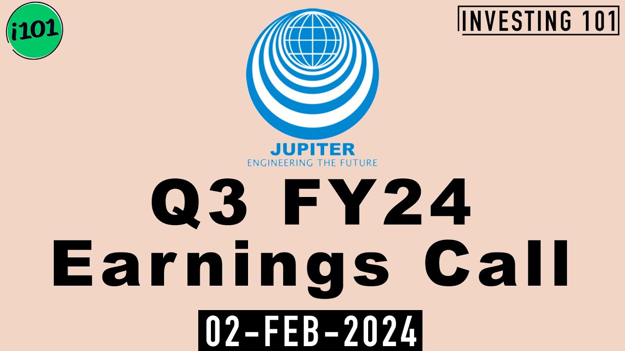 Jupiter Wagons Q3 FY24 Earnings Call | Jupiter Wagons Limited FY24 Q3 Results