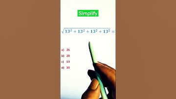 Simplify square root numbers #shorts #maths