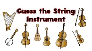 Guess the Instrument Listening Test | Guess the String Instrument Activity