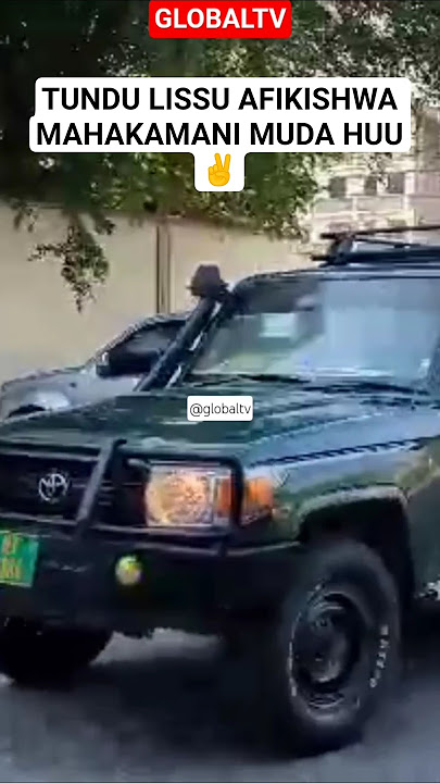 ✌️VIDEO: TUNDU LISSU AFIKISHWA MAHAKAMANI MUDA HUU✌️🔥 #breaking #globaltv #chadema #lissu