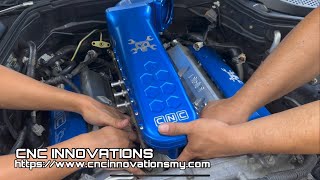 Installing VQ35DE 350Z Billet Valve Cover and Intake Manifold