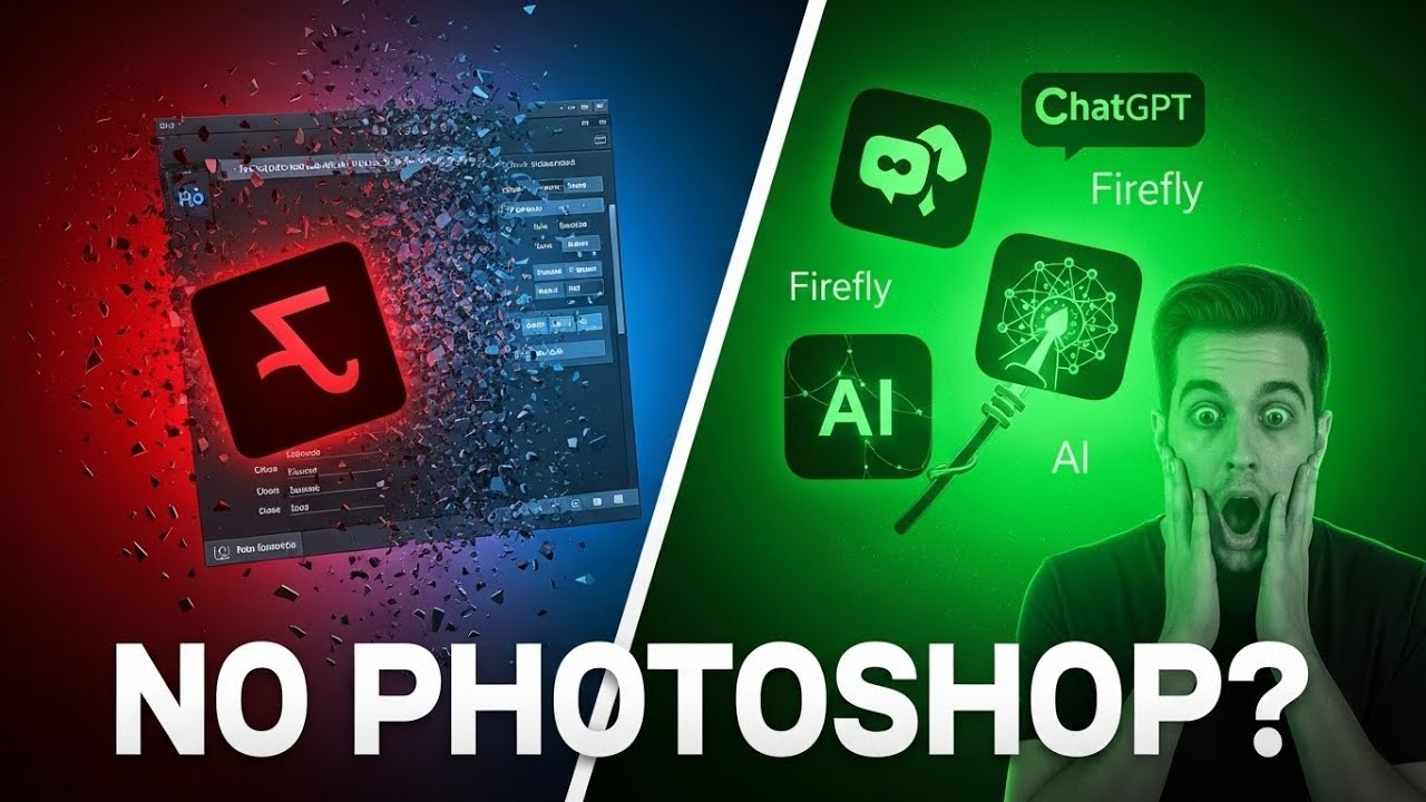 I Stopped Using Photoshop — These Free AI Tools Do Everything