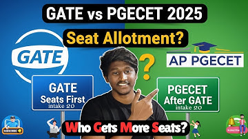 GATE vs APPGECET 2025 Seat Allotment Explained 🔍 | Who Gets More Seats? #appgecet2025 #nstechlife