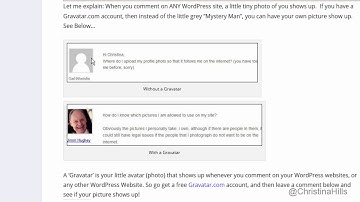A Gravatar Pic vs. a Facebook Profile Pic