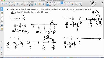 Module Lesson 17 - add and subtract fractions