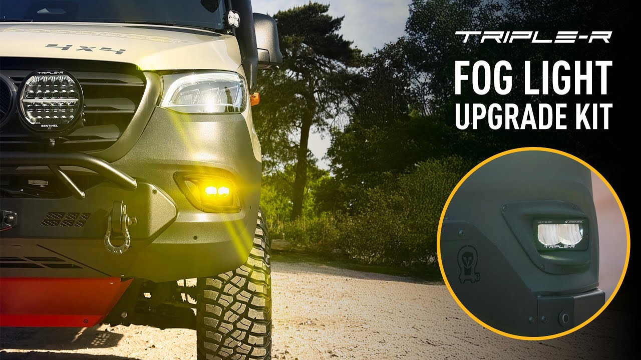 TRIPLE-R LIGHTS | Mercedes Sprinter (OE-Fog) Carbon-2 Fog Light Upgrade Kit Installation