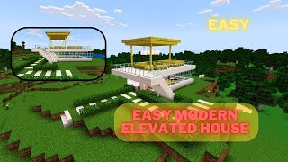 Build a STUNNING Modern House in Minecraft FAST! screenshot 3