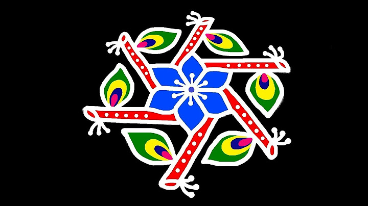 Krishna Jayanthi rangoli | janmashtami rangoli | krishnashtami muggulu | gogulashtami kolam with dot
