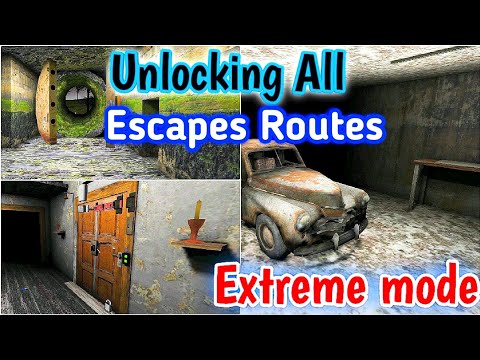 Granny 1.8 - Unlocking All Escapes Routes - Extreme mode