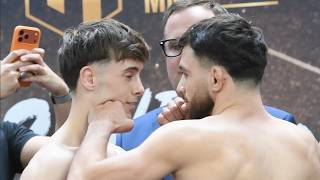 Vidéo Pesée Musclée Entre Paul Dena Et Anzor Baybatirov Avant Le Combat À Lyon