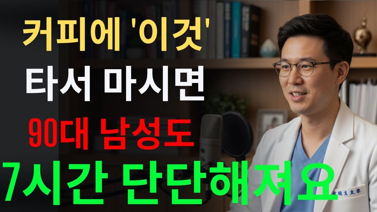 비뇨기과 의사들이 쉬쉬하는 '불기둥 커피'! 남성 건강에 혁명적 효과를 가져옵니다!