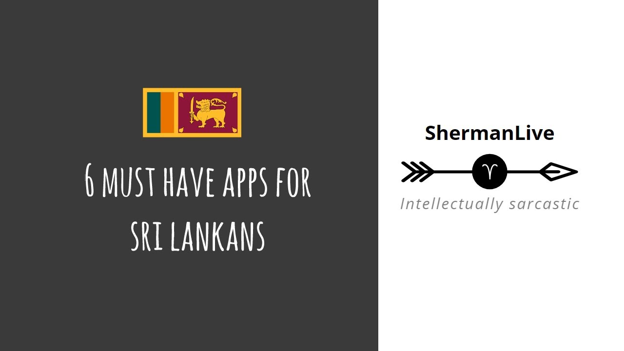 6 must have mobile apps for Sri Lankans