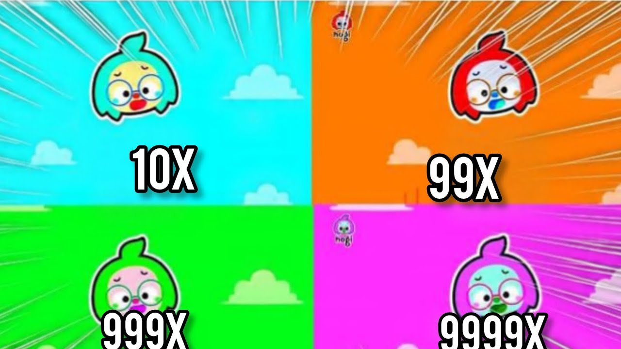 Hogi Falling From The Sky Intro Goes CRAZY at 9999x Speed Klasky Csupo Effects!