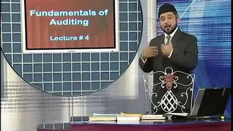 Lecture 4 (ACC311 - Fundamentals of Auditing)