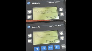Allen Bradley Micrologix 1200 PLC Serial Comm. with Panelview Plus 600 HMI DH-485 Setup 616 612