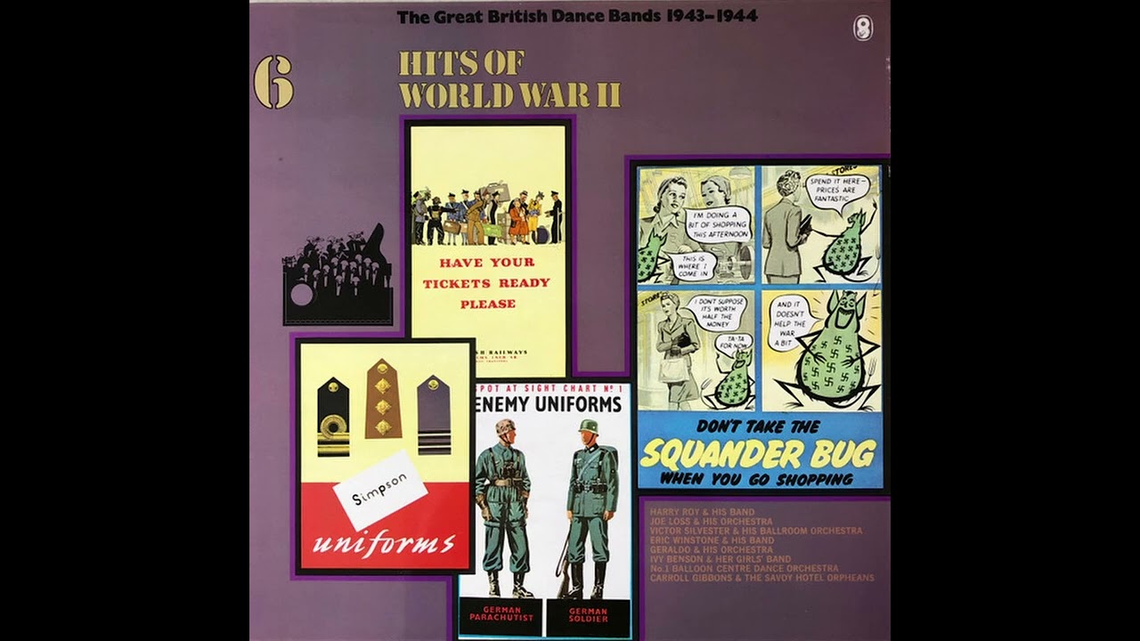 Various - Hits of World War II: Record 6 - 1943-44 (1977 Box Set