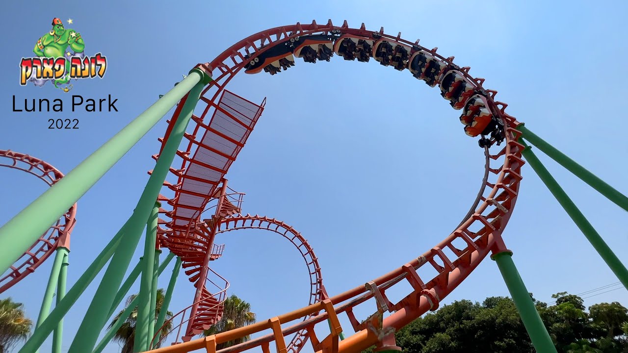 Luna Park Tel Aviv Israel 2022 Alle Attraktionen לונה פארק תל אביב