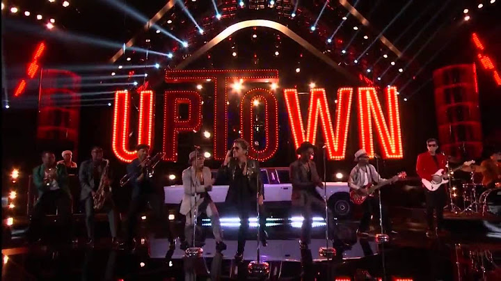 Bruno Mars Uptown Funk LIVE  The Voice 2014