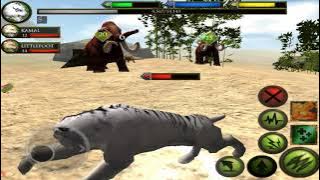 Sabertooth Tiger VS Mammoth  Mosasaurus, T-Rex, Dinosaurs, Ultimate Dinosaur Simulator, Part 2