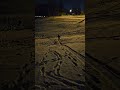 Learning to Snow Skateboard at Night 🌙