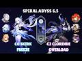 C0 Skirk & C2 Clorinde | Spyral Abyss 6.5 | Genshin Impact
