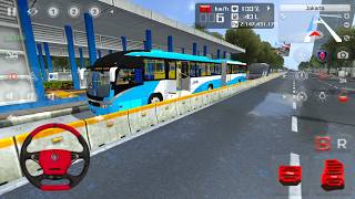 Aku Jadi Supir Busway Trans Jakarta Angkut Penumpang Di Daerah Monas screenshot 1