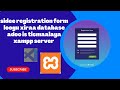 sidee loo sameeya php registration form with mysql database