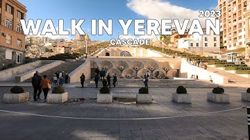 Armenia, Yerevan walk tour, Cascade tour 60 FPS