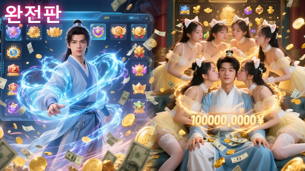 청년이 「아내를 맞이하는 시스템」 활성화, 막대한 보상 획득하고 수많은 미녀들과 결혼하며 인생 정점 도달했다.